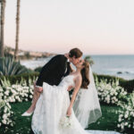 Bride and Groom Kissing