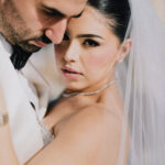 bride and groom portrait