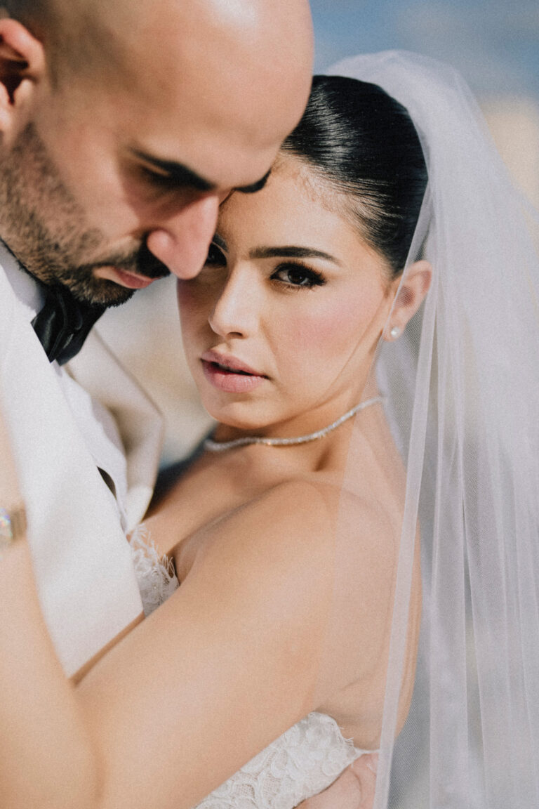 bride and groom portrait