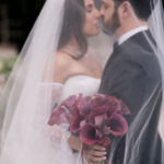 bride and groom under the silhoutte