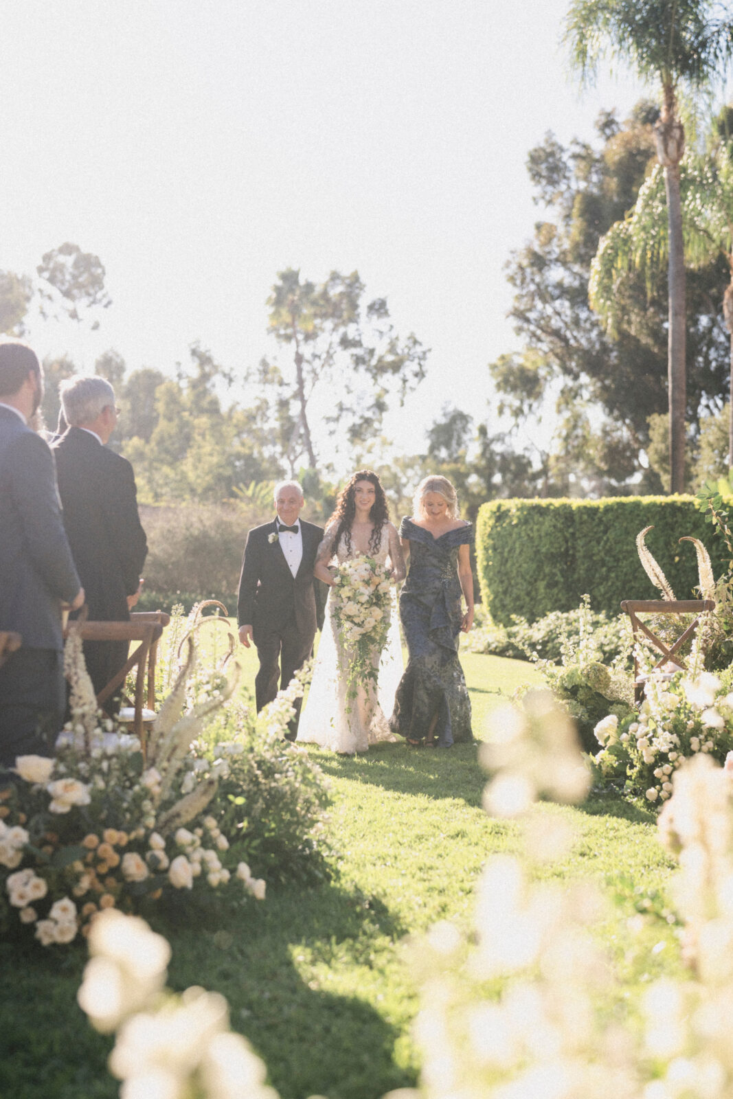 bride walking 