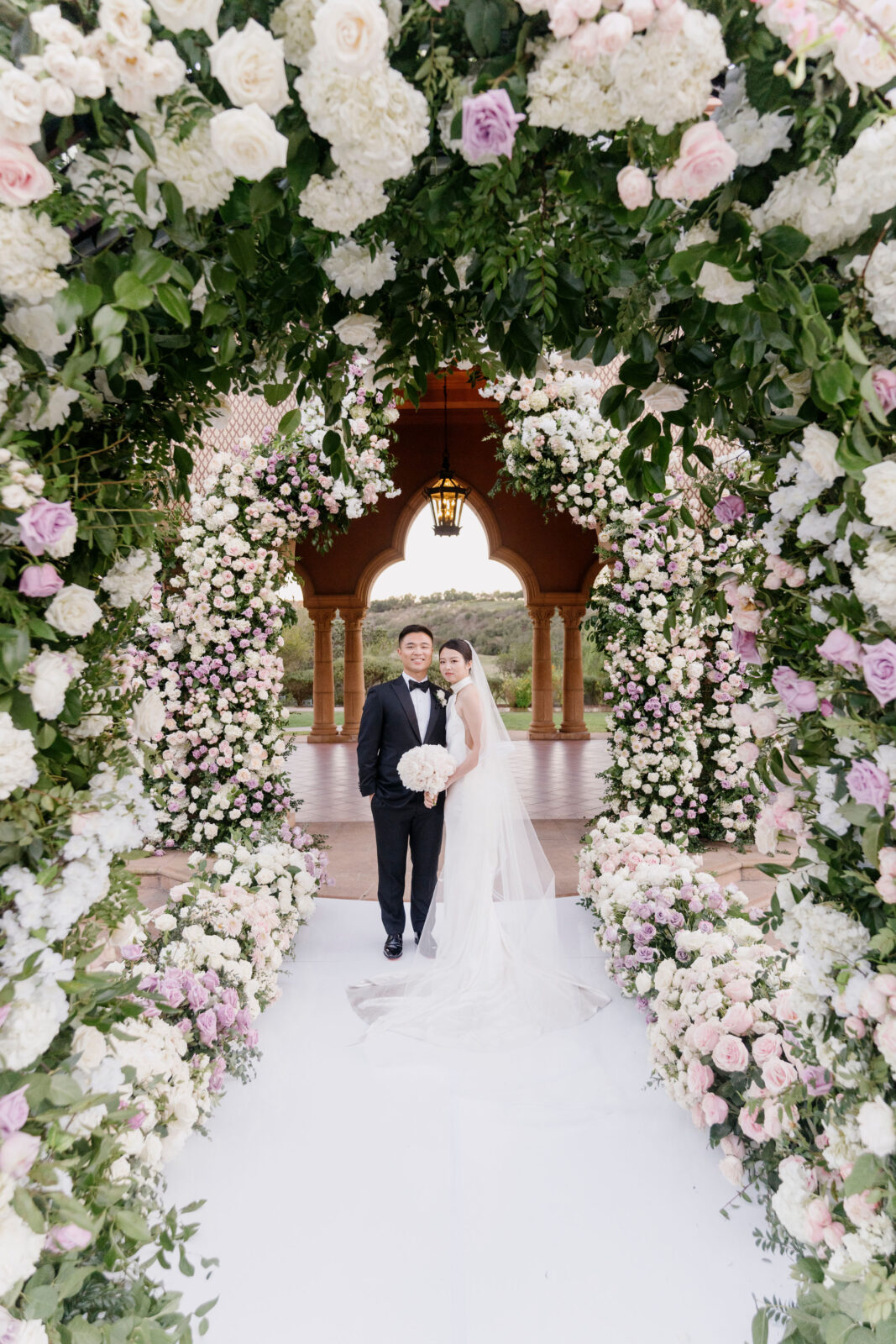 bride and groom portrait