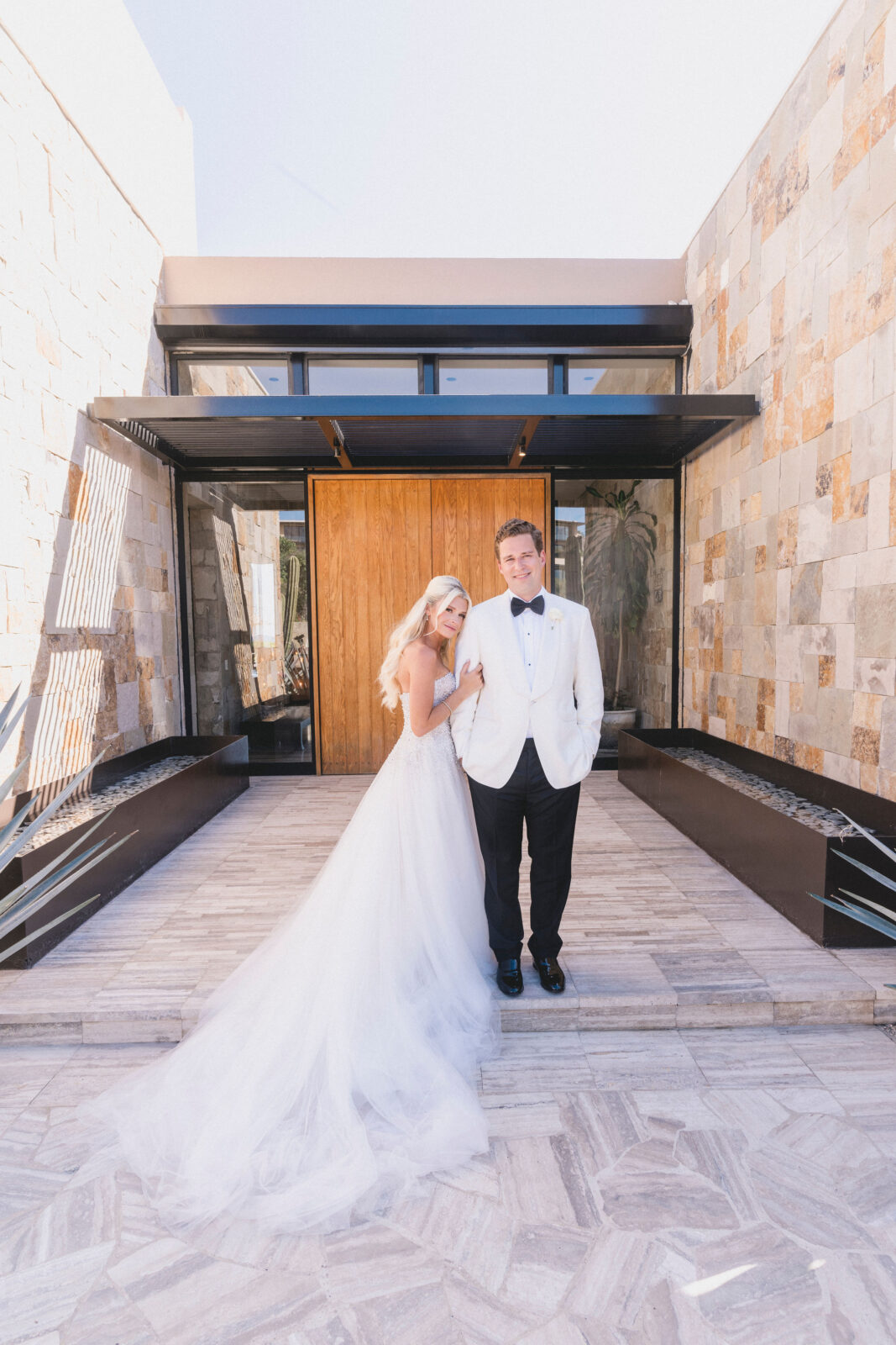 bride and groom portrait