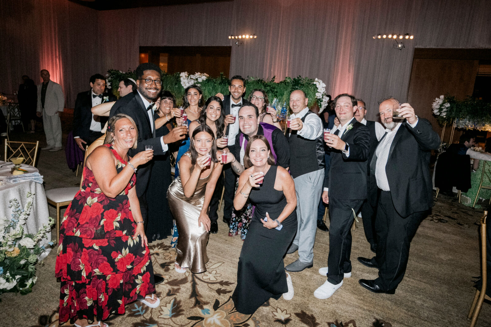 group pic raising the glass