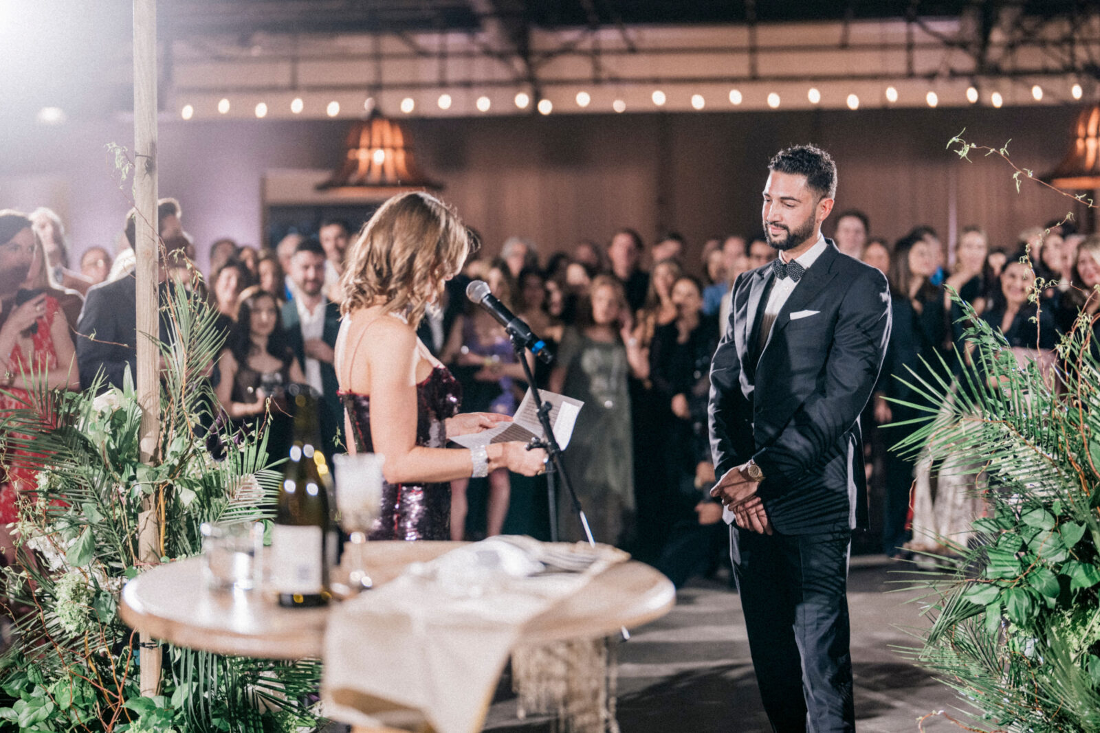 bride and husband ceremony