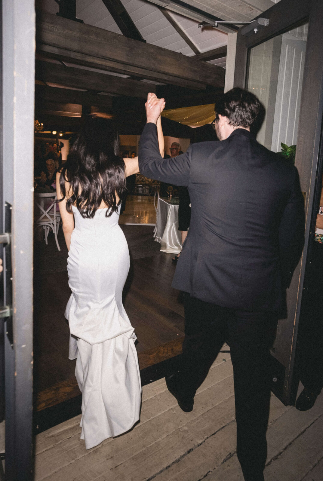 bride and groom entrance 