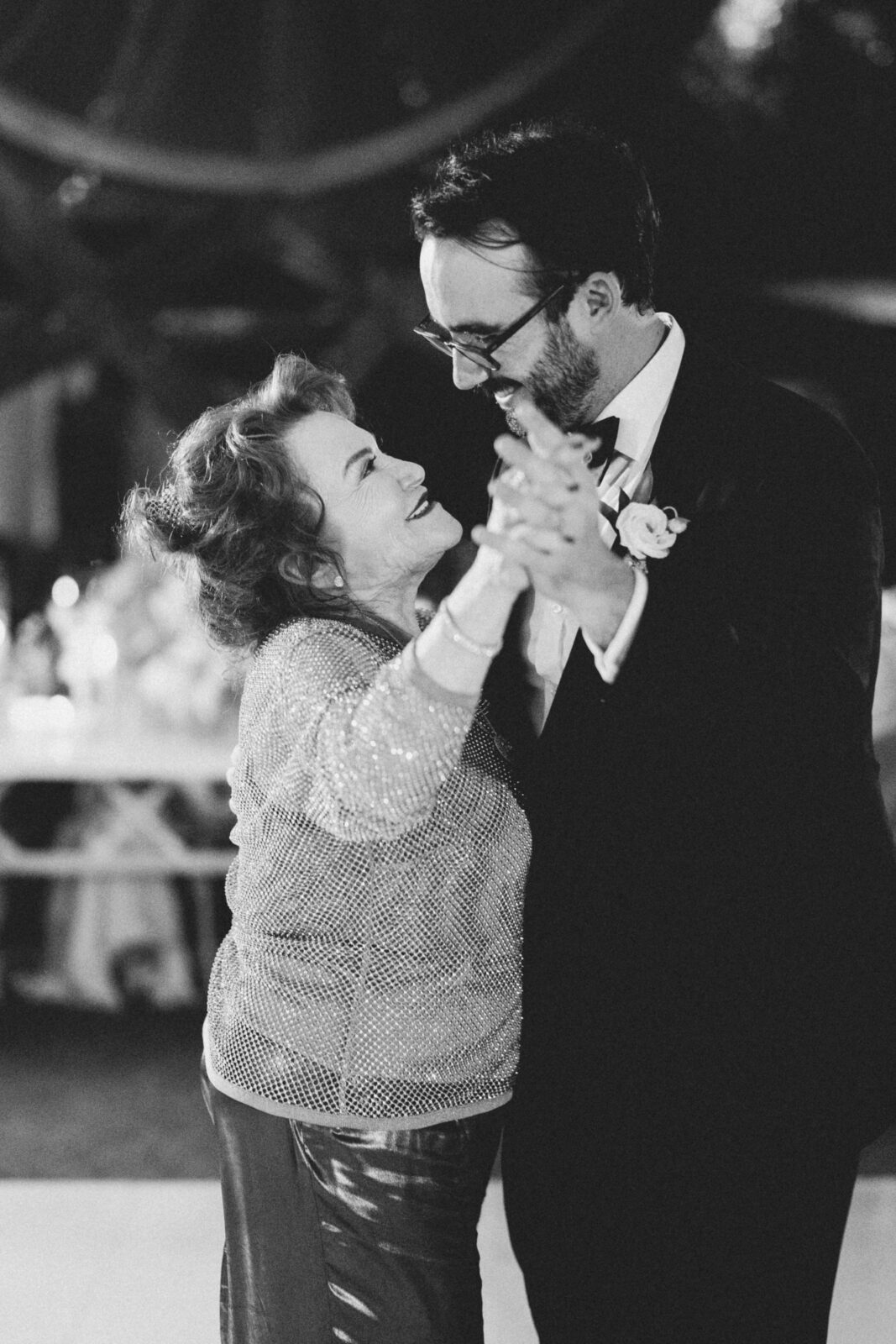 groom dancing with mother 