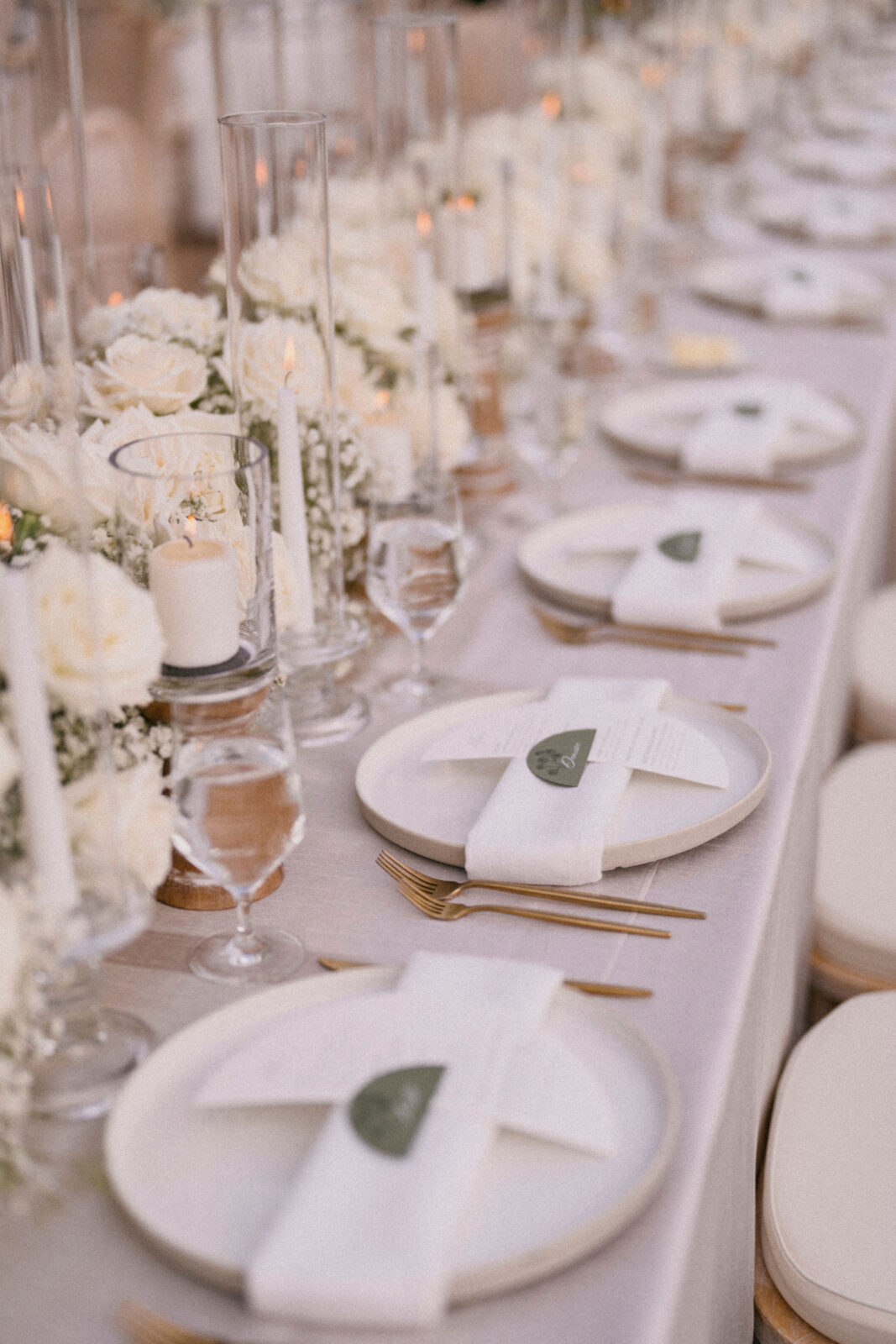 wedding dining table decor