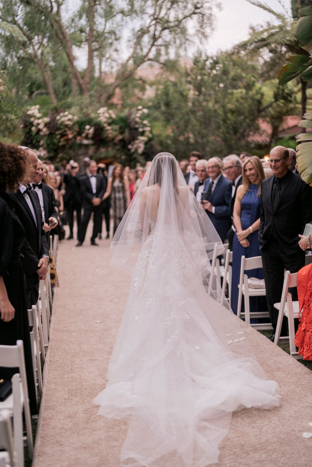 bride walking down the aisle