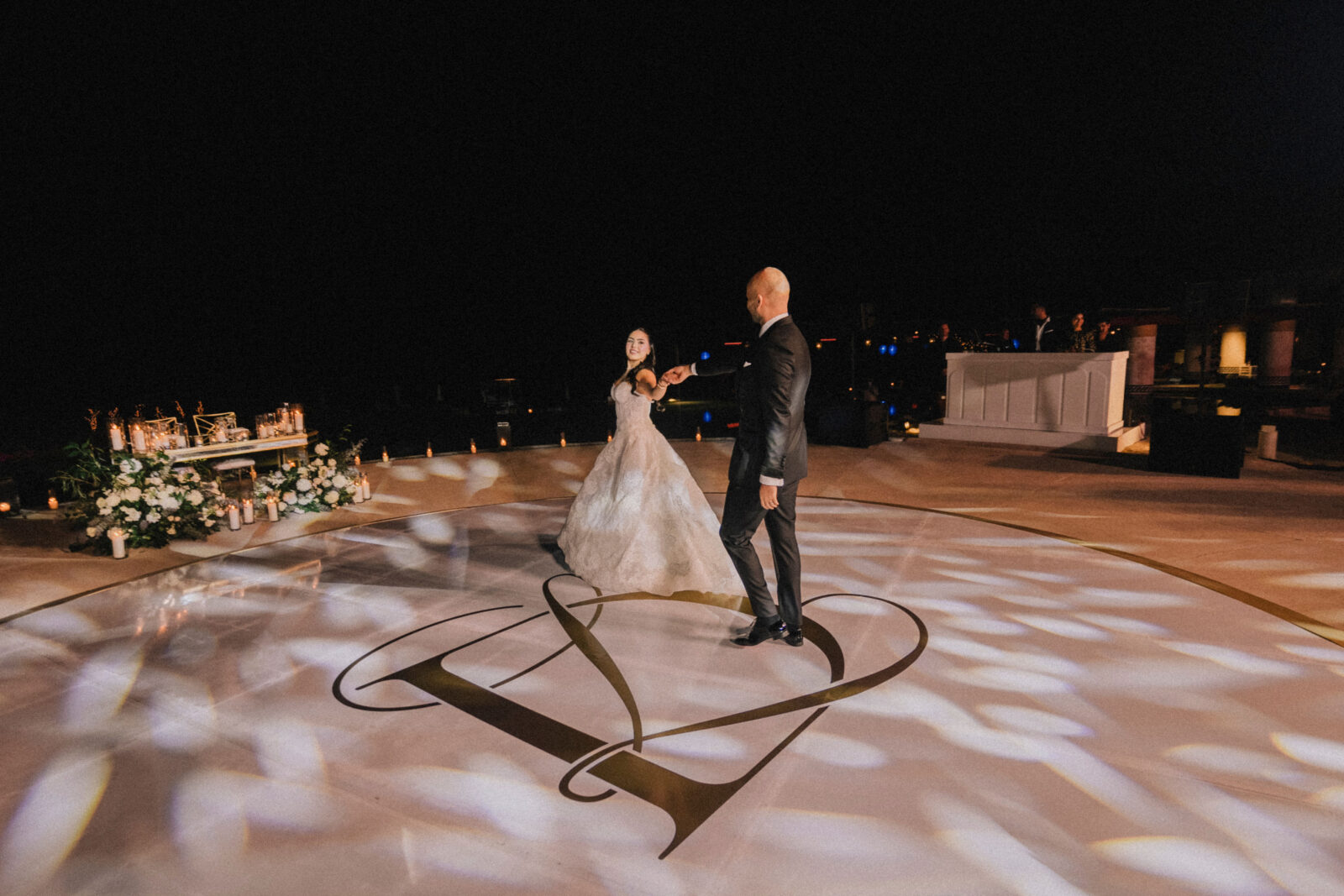 bride and groom's first dance