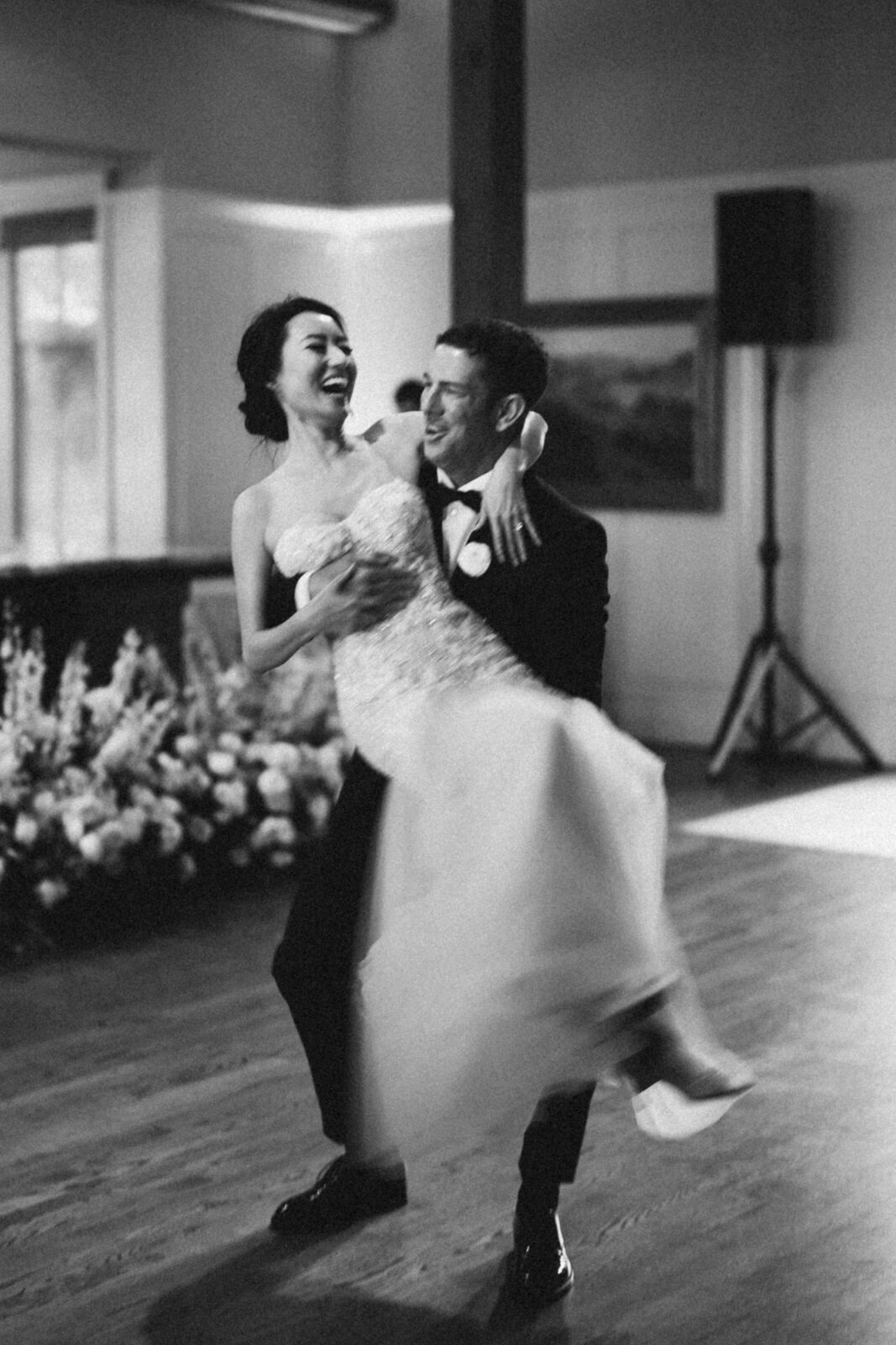 bride and groom's first dance