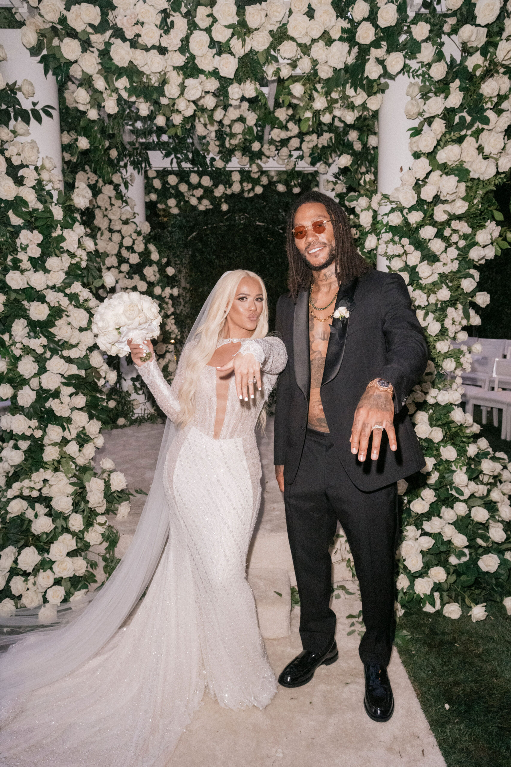 Derrick Rose and Alaina Anderson's Wedding at the Beverly Hills Hotel.
