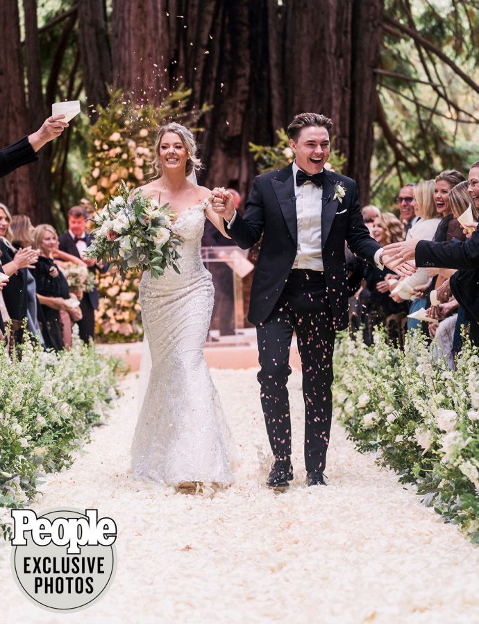 Jesse McCartney and Katie Peterson's Wedding Photograph by John & Joseph Photography published in PEOPLE Magazine