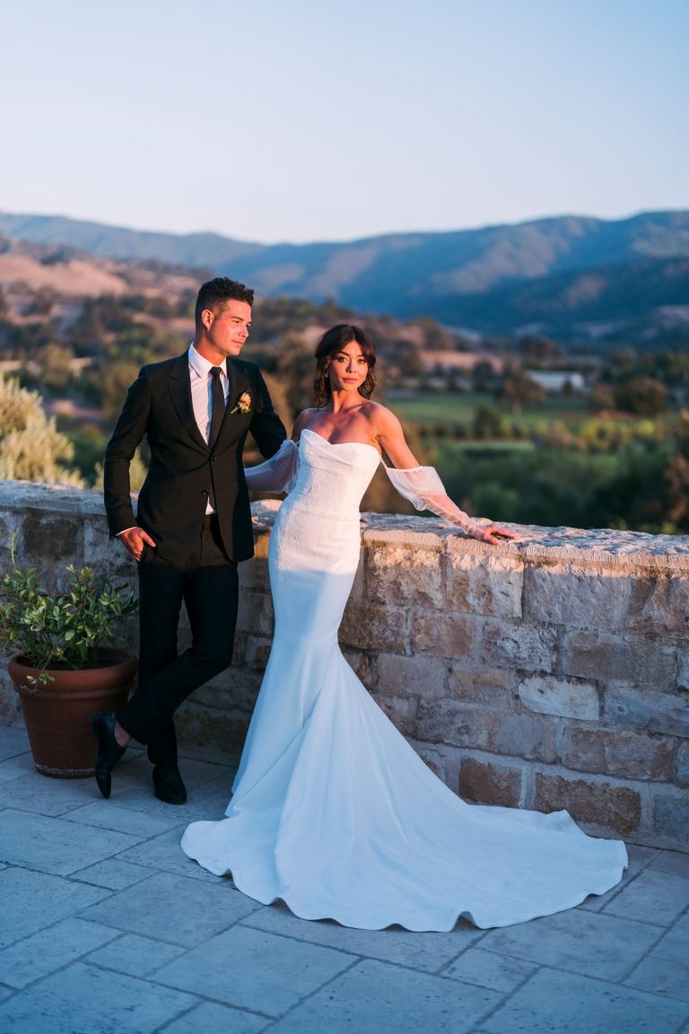 Sarah Hyland and Wells Adams's wedding at Sunstone Winery and Villa in Solvang, California