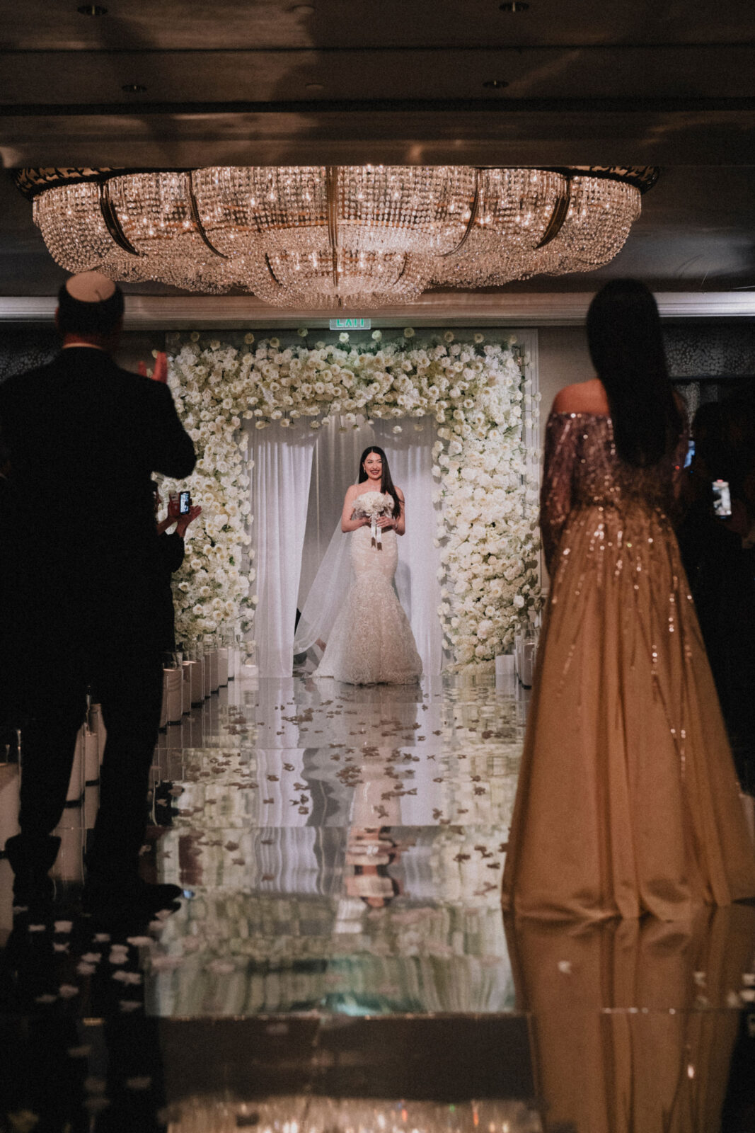 bride walking down the aisle