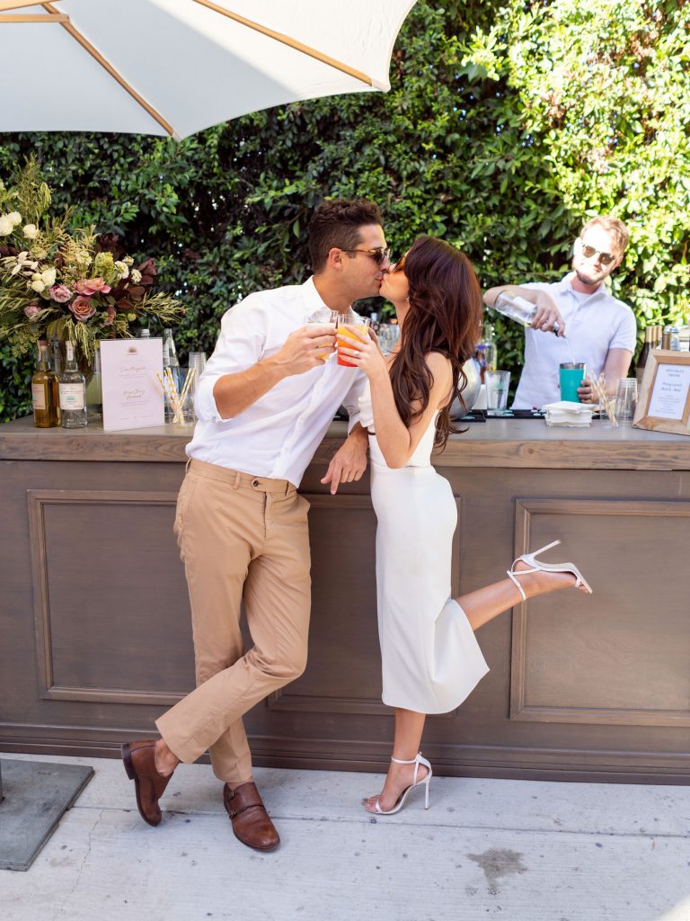 Modern Family's Sarah Hyland and The Bachelorette's Wells Adams Engagement Party