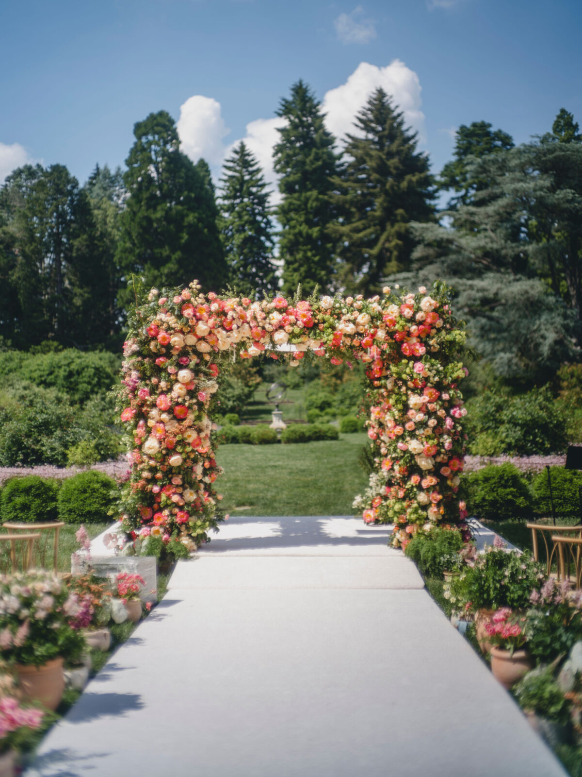 Flower Altar in Winterthur Gardens