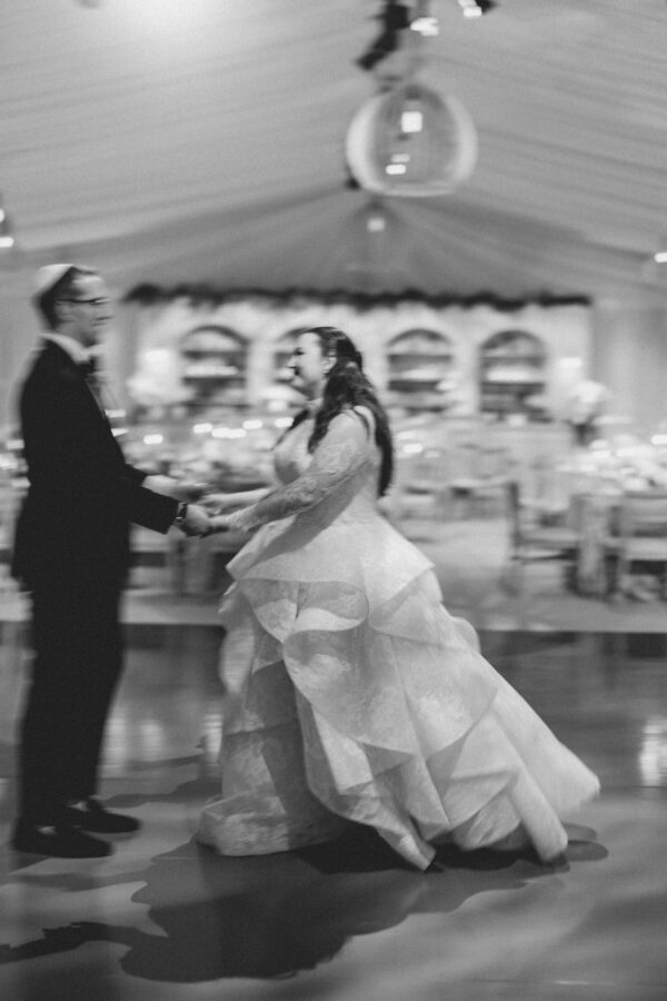 Bride and Groom dance