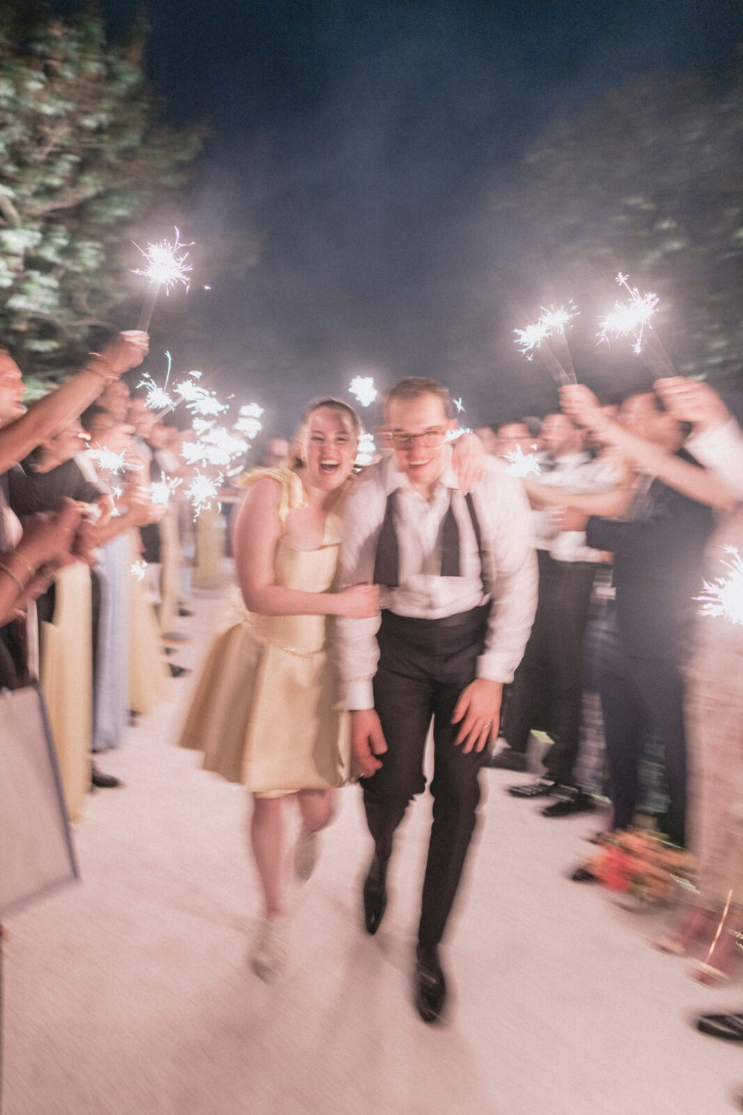 Bride and Groom final walk