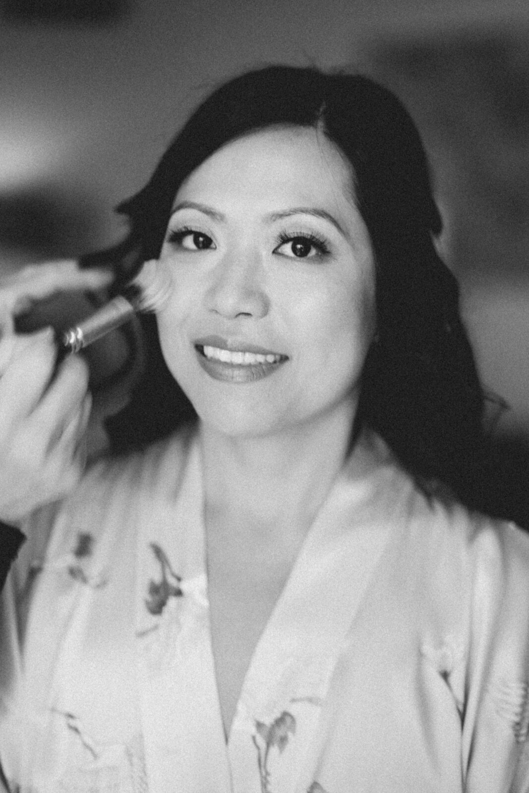 bride preparing