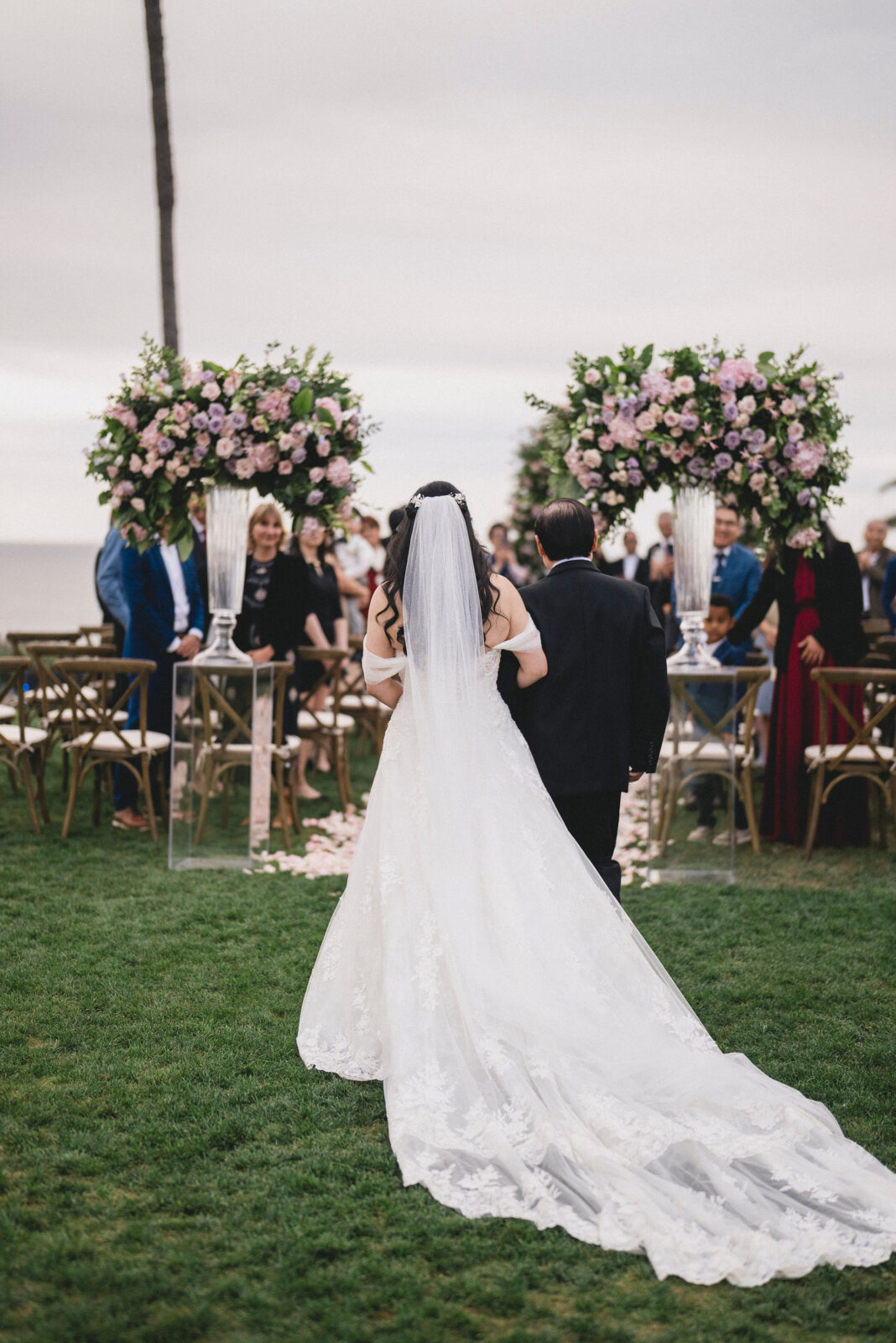 bride and his father