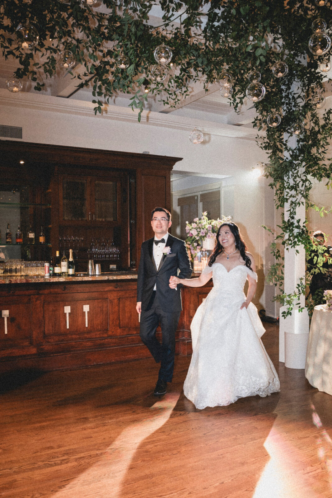 bride and groom entrance