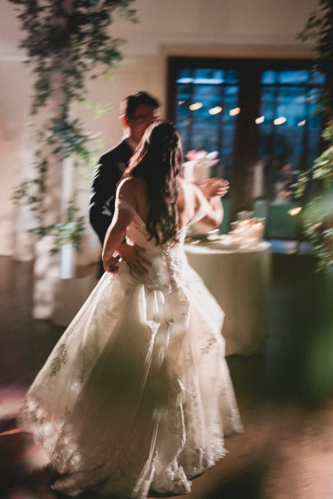 bride and groom's first dance