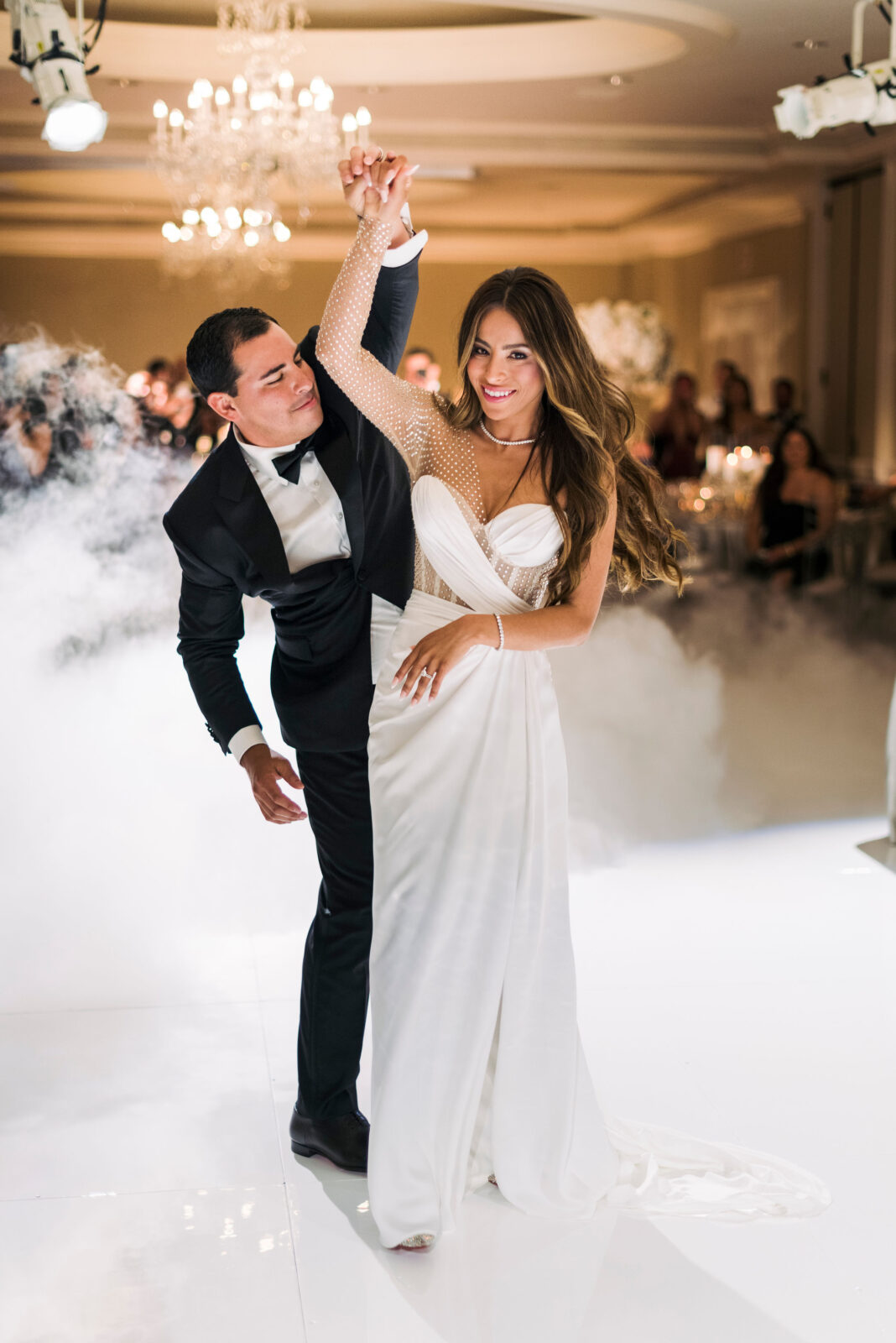 bride and groom's first dance