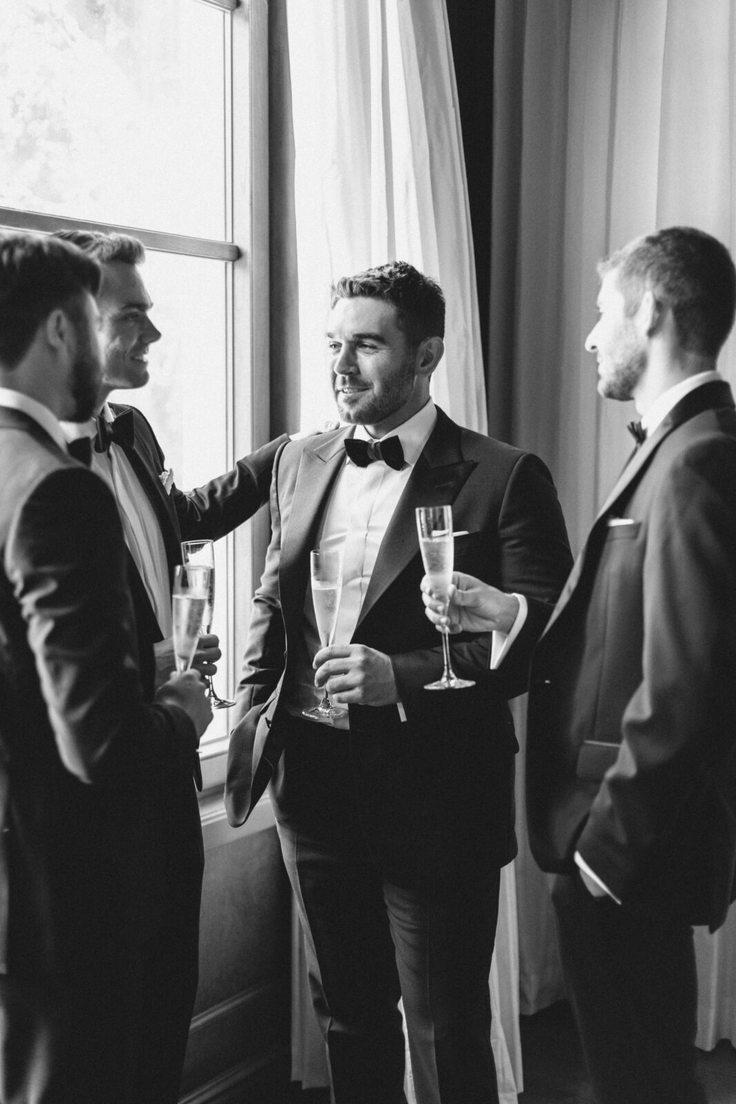 groom with groomsmen